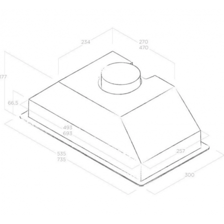 Вытяжка Elica Era C WH/A/72 А-18